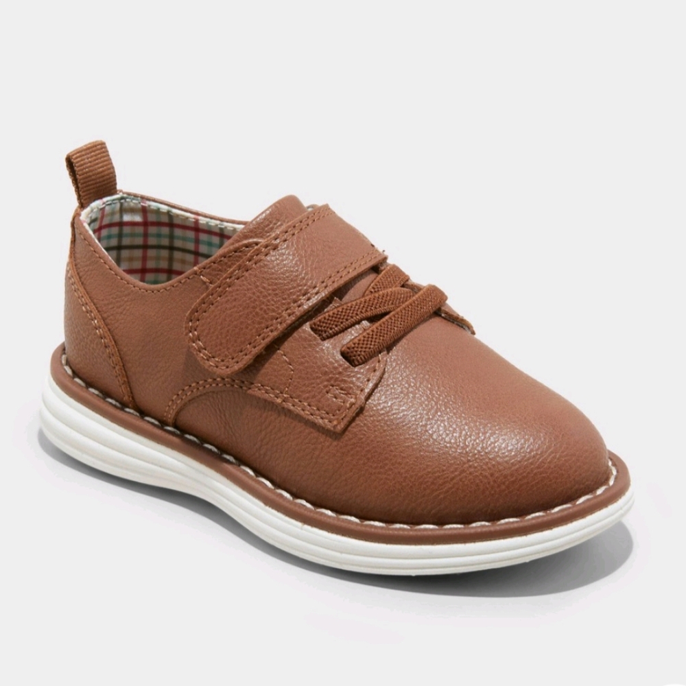 Cat & Jack Brown Kids Dress Shoes
